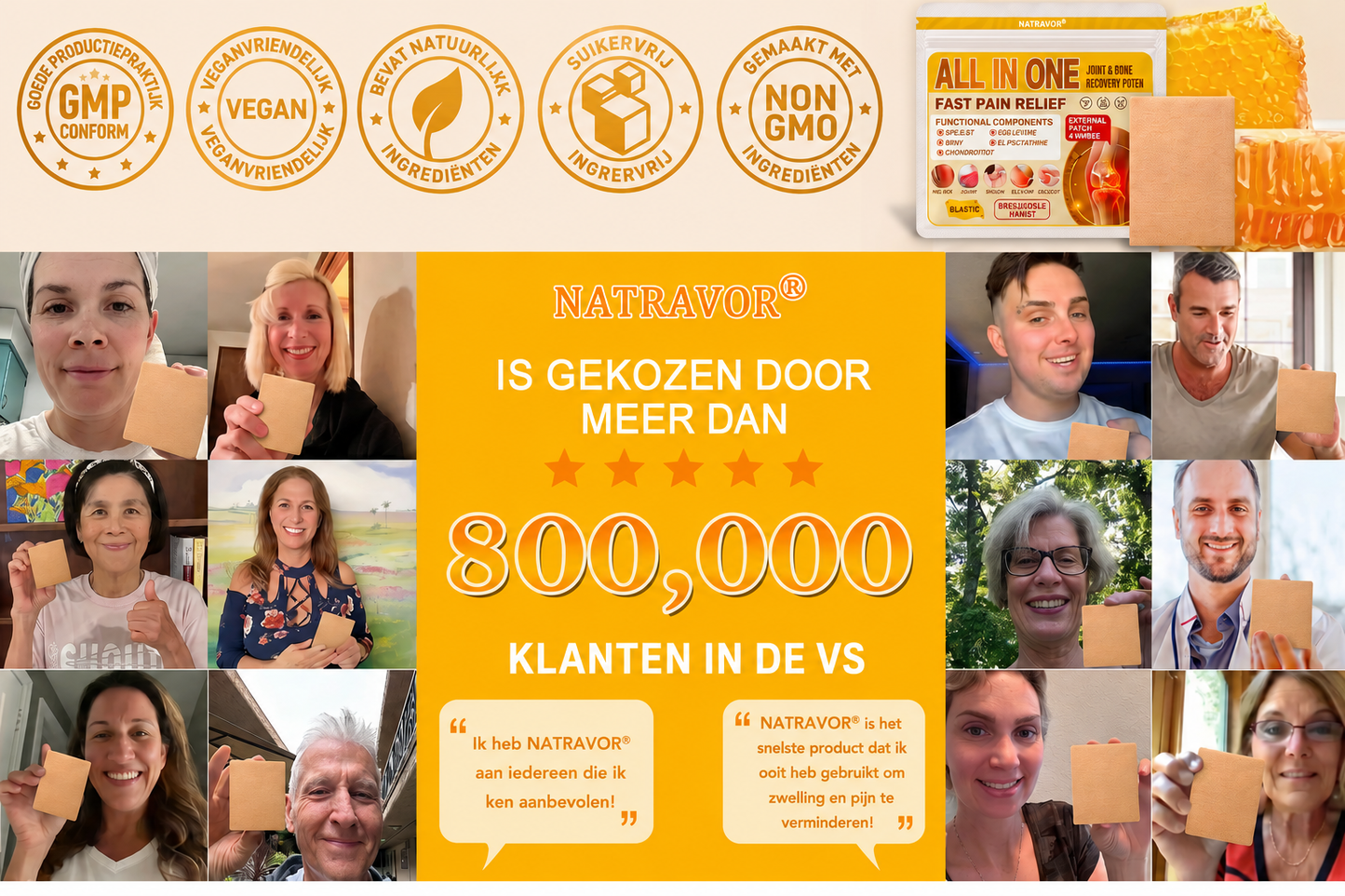 🔥 Laatste kans! Profiteer nu van deze geweldige aanbieding met 80% KORTING!  🎁 180 dagen niet-goed-geld-terug-garantie ✈️ Gratis verzending via luchtpost  Natravor®